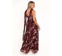 Petal and Pup Women's Tully Maxi Dress - Berry Floral