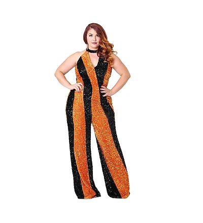 Smak Parlour Plus Size 1960s Glamour Goddess Jumpsuit