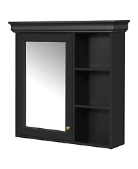 Casainc 30'' x 28'' Wall Mounted Medicine Cabinet with Mirror & Storage Organizer