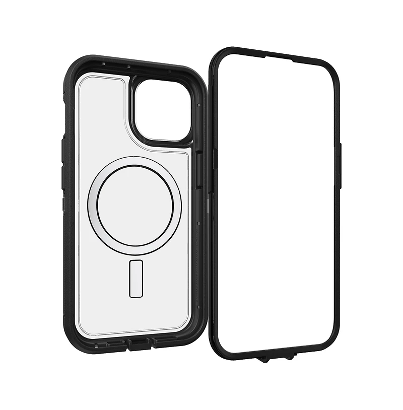 OtterBox Defender Pro Xt Clear Case for Apple iPhone 15 / iPhone 14 / iPhone 13 / IPSE2025