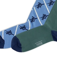 Polo Ralph Lauren Men's 2-Pack Head of the Charles Bear Dress Socks