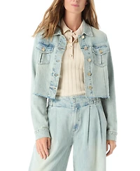 Dee Ocleppo Women's Talia Point Collar Cropped Jacket