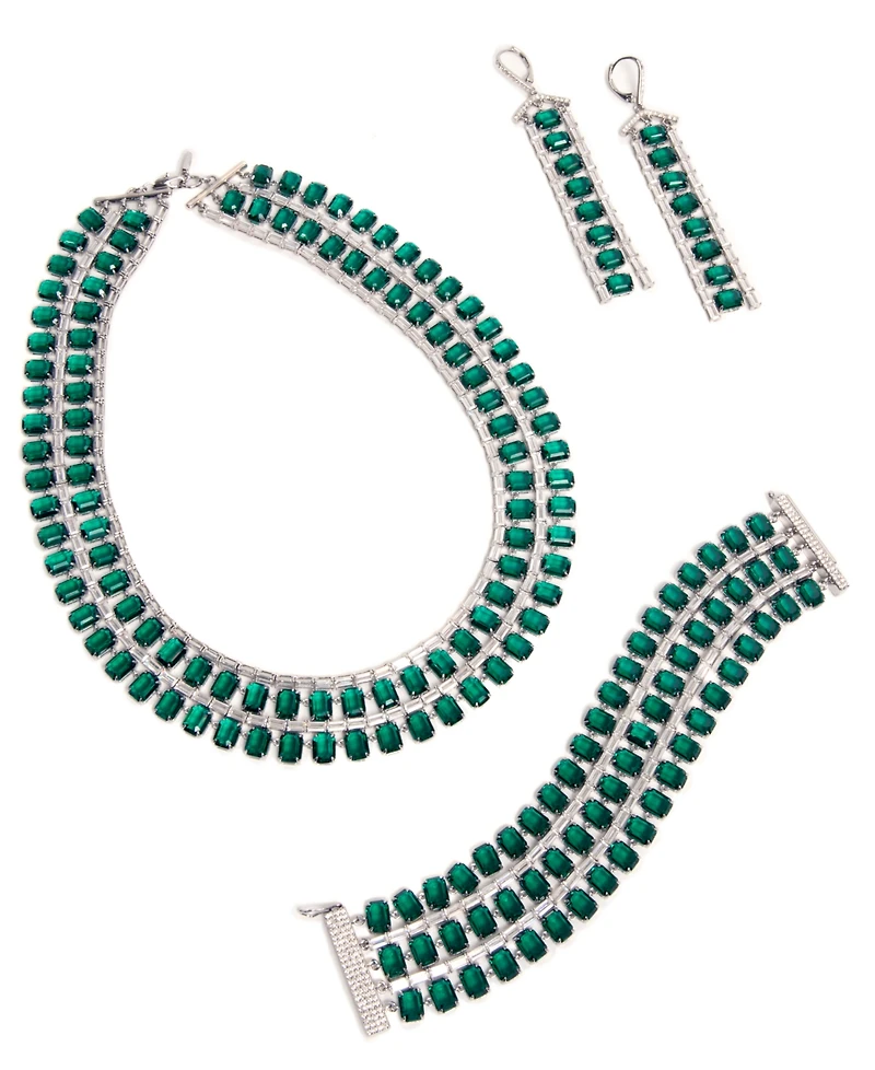 Lauren Ralph Lauren Cubic Zirconia and Epoxy Tennis Flex Bracelet