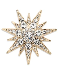 Lauren Ralph Lauren Gold-Tone Crystal Starburst Pin