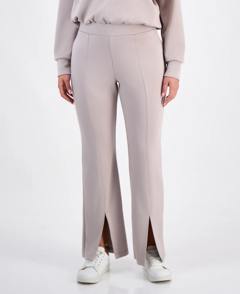 I.n.c. International Concepts Petite Pull-On Flare-Slit-Hem Pants, Macy's Exclusive