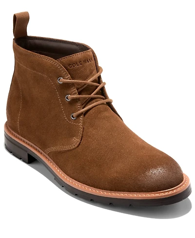 Cole Haan Men's Chamberlin Grand Chukka Lug Sole Boots