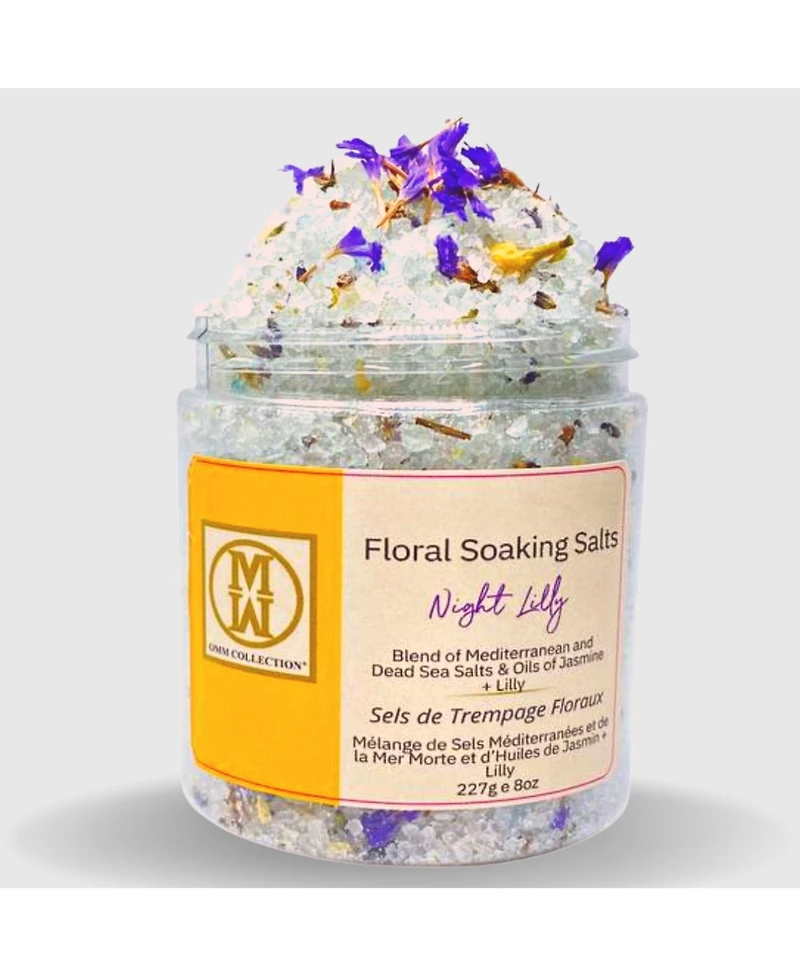 Omm Collection 2pc Floral Bath Salt set