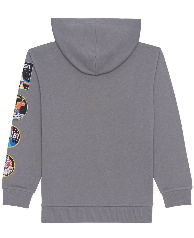 Nasa Boys 5-20 Space Patches Full-Zip Hoodie