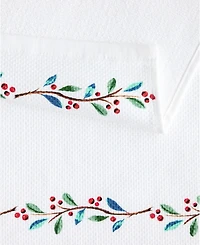 Fiesta Ballerina Holiday Holly Sprig 2-Pc. Kitchen Towel Set