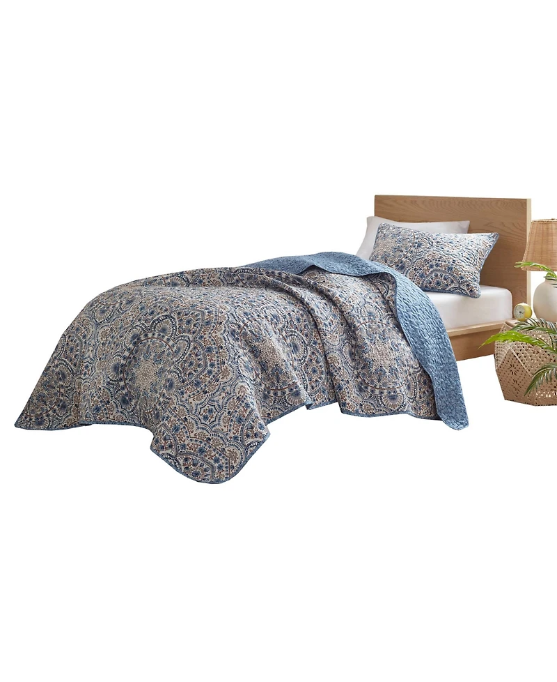 510 Design Valerie Boho Floral Reversible -Pc. Quilt Set