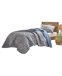510 Design Valerie Boho Floral Reversible -Pc. Quilt Set