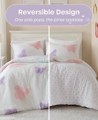 Intelligent Design Rio Textured 3-Pc. Duvet Cover Set, Full/Queen