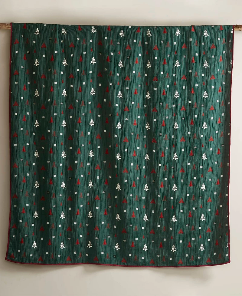 Madison Park Winter Holiday 3-Pc. Coverlet Set