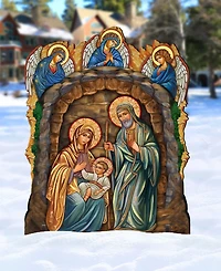 Designocracy Orthodox Nativity Outdoor Decor