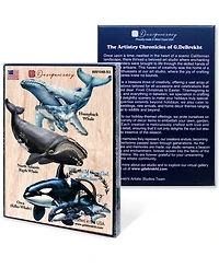Designocracy Ocean Life Christmas Ornaments, Set of 3