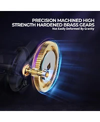 Piscifun Alijoz 400 Baitcaster Fishing Reel, 38Lbs Max Drag Baitcasting Reel, 6.6:1/8.1:1 Gear Ratio, Freshwater and Saltwater Low Profile Casting Ree