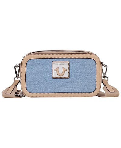 True Religion Horseshoe Plaque Crossbody Camera Bag