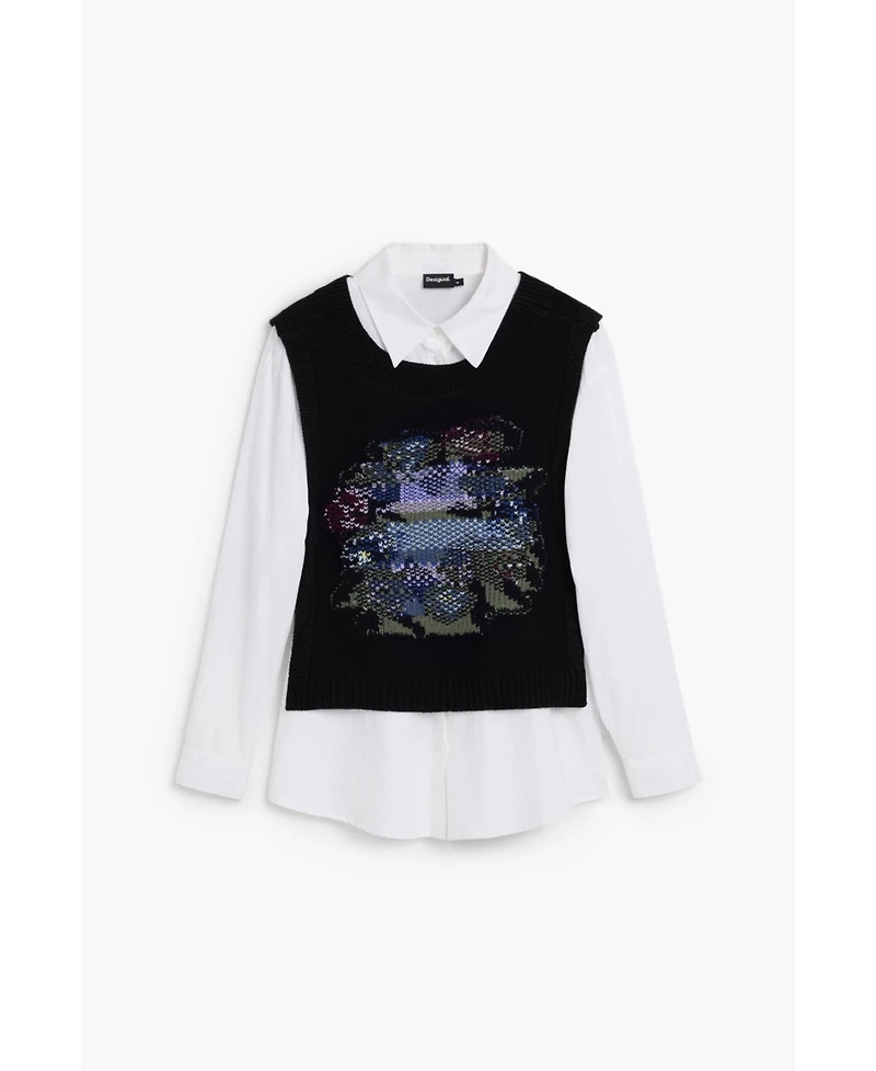 Desigual Women's 2-in-1 floral shirt
