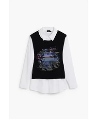 Desigual Women's 2-in-1 floral shirt