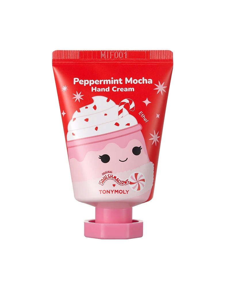 Tonymoly x Squishmallow Ethel Peppermint Mocha Hand Cream, 1.01 oz.