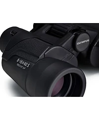 Om System 8-16x40 Explorer S Zoom Porro Prism Binoculars with 3.4 Degree Angle of View, Black
