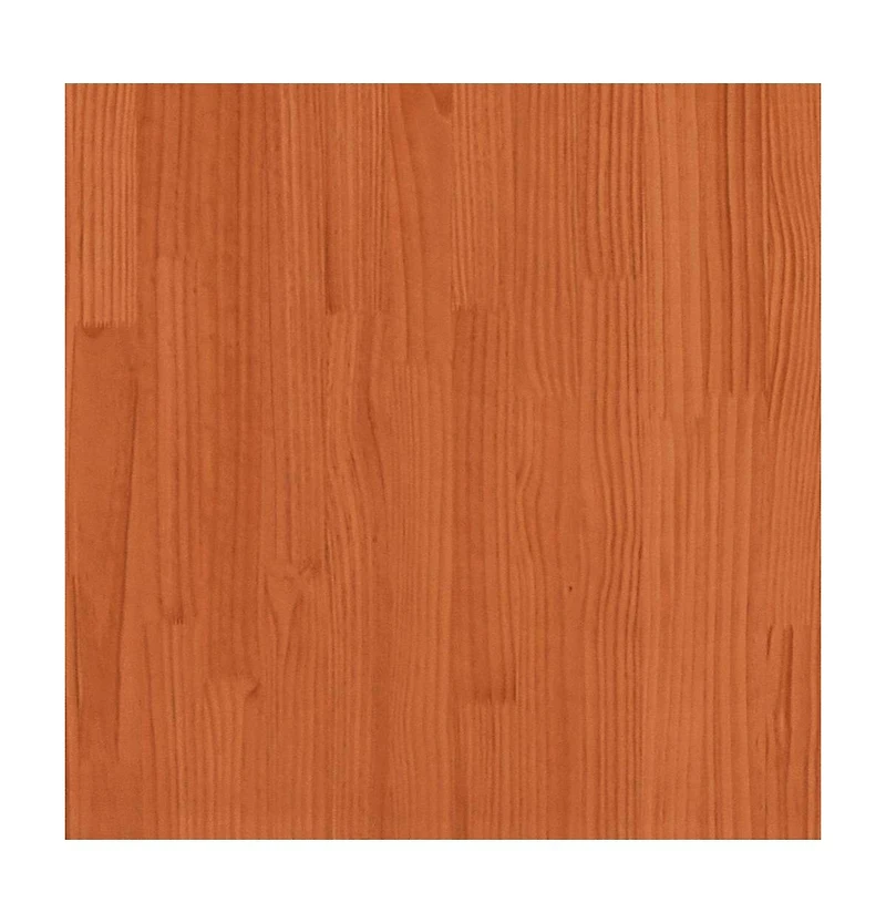vidaXL Garden Sofa Wax brown and cream