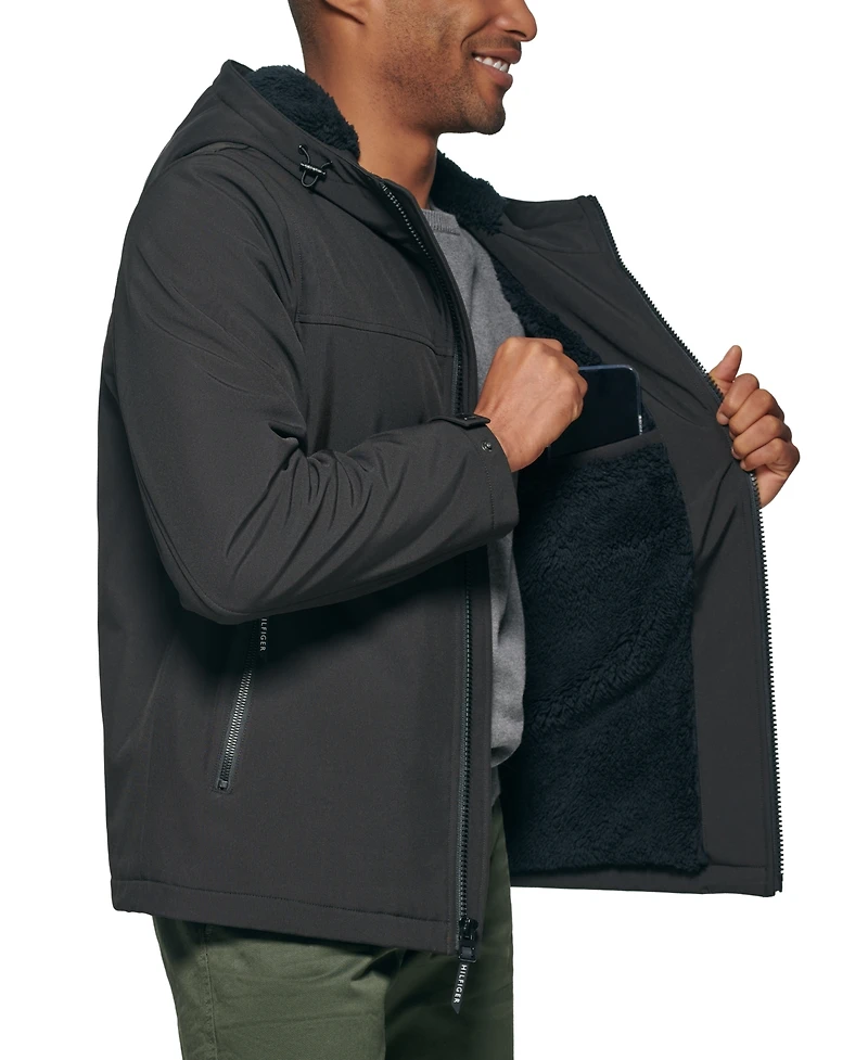 Tommy Hilfiger Men's Softshell Hooded Jacket