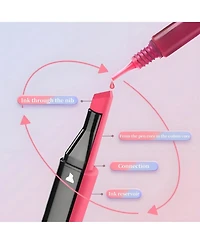 Htutwoo Dual Brush Tip Permanent Art Markers Quick Drying And Fade Resistant Alcohol Markers Marker For Wood Plastic Paper Metal And More,60 Colors