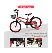 Artudatech Inch Kids Bike with Glowing Training Wheels