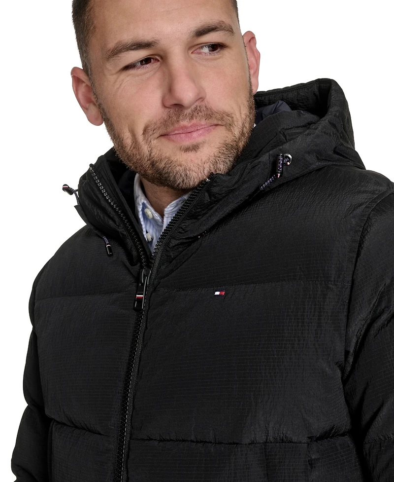 Tommy Hilfiger Men's Ribstop Snorkle Hooded Jacket