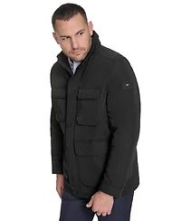 Tommy Hilfiger Men's Four Stand Collar Military-Inspired Field Jacket