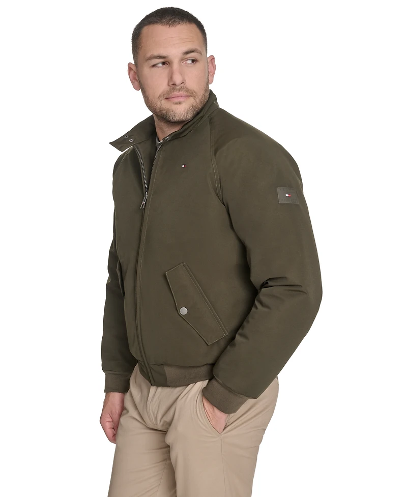 Tommy Hilfiger Men's Logo Detail Bomber Jacket