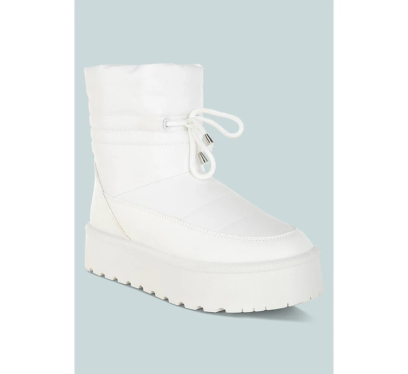 London Rag Pacos High Ankle Chunky Snow Boots Women