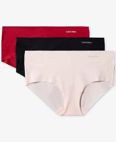 Calvin Klein Women's Invisibles 3-Pack Hipster Underwear QD3559