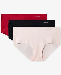 Calvin Klein Women's Invisibles 3-Pack Hipster Underwear QD3559