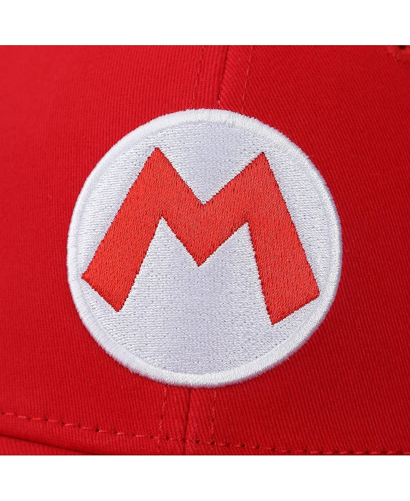 Super Mario Men's Mario Red Cosplay Hat