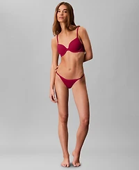 Calvin Klein Women's Ideal Micro String Thong Underwear QD5115