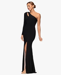Xscape Women's One Shoulder Maxi Dress