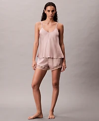 Calvin Klein Women's Pull-On Adjustable Straps Satin Camisole