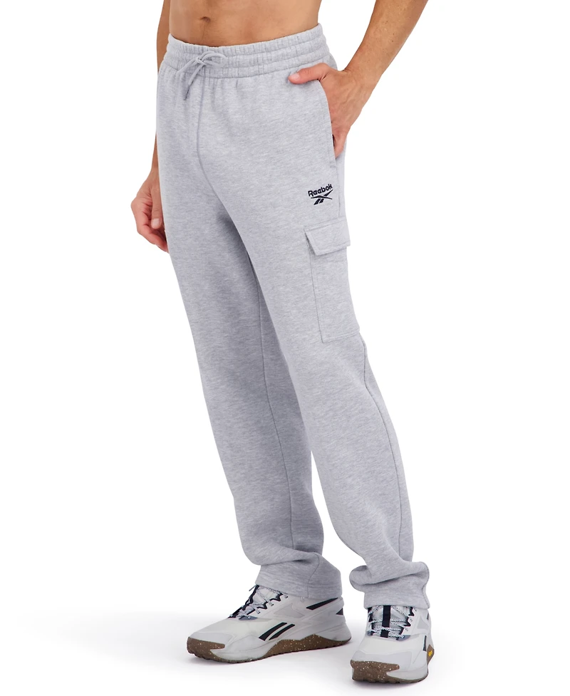 Reebok Men's Fleece Cargo Regular Fit Pants