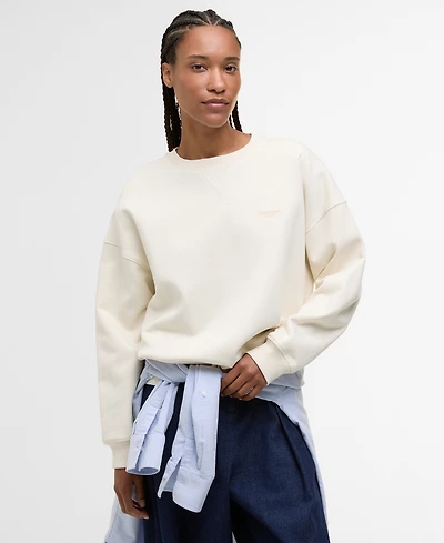 Barbour Women's Crewneck Long Sleeve Sweatshirt