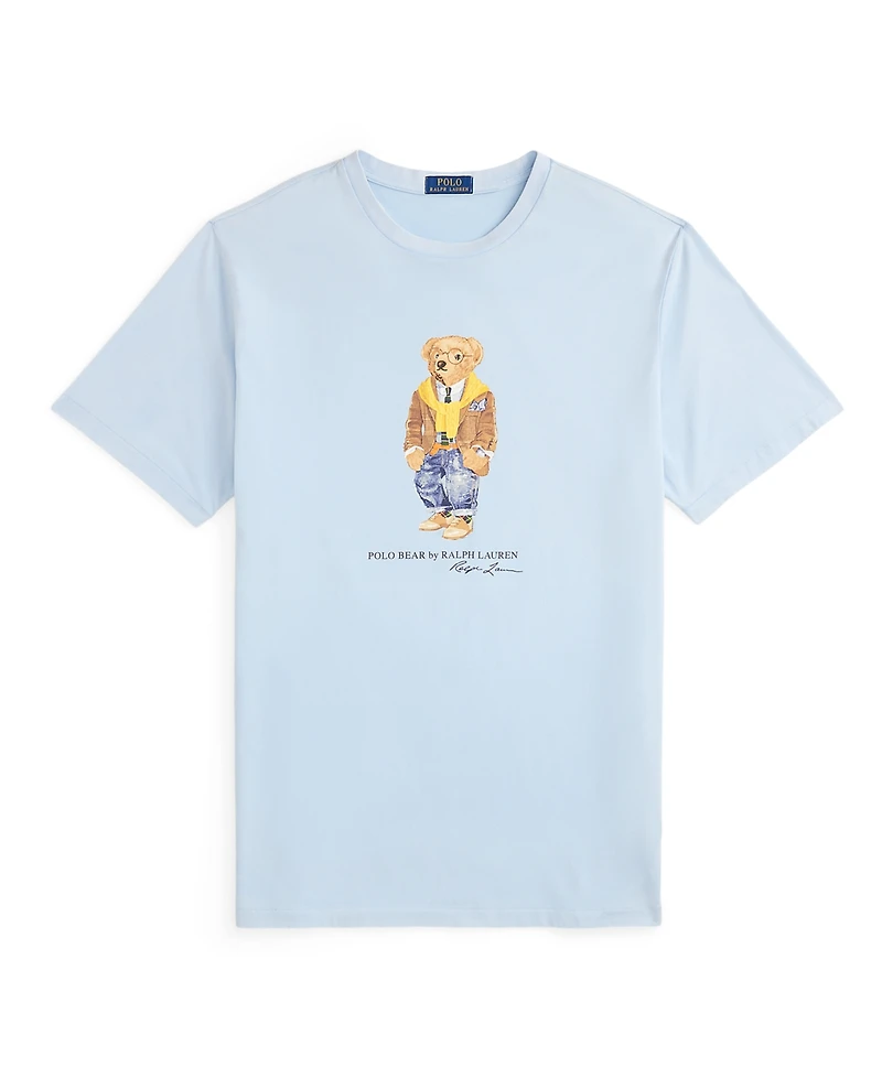 Polo Ralph Lauren Men's Big & Tall Bear Printed Short Sleeves T-Shirt