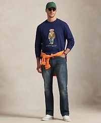 Polo Ralph Lauren Men's Big & Tall Bear Print Long Sleeves T-Shirt