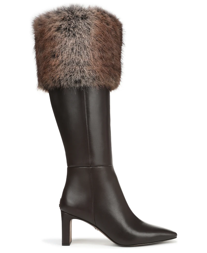 Sam Edelman Women's Sylvia Cozy Zip Tall Boots