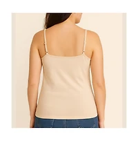 Luna Lace Cotton Cami