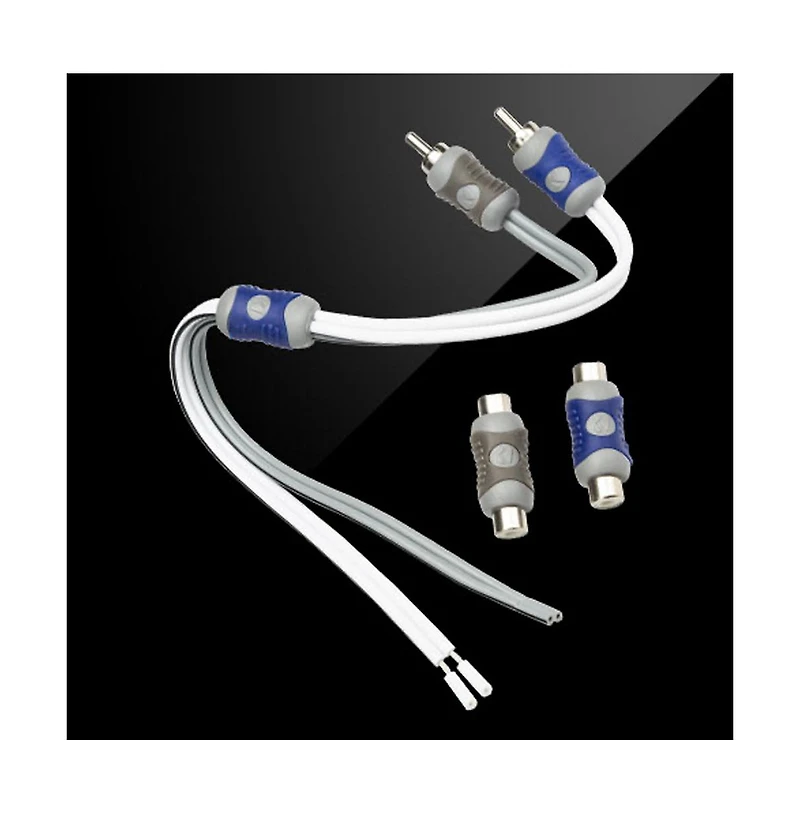 Kisl K Series 2 Ch. Speaker-to-rca Converter with Split-Pin RCAs, Ofc Wire & Adapters