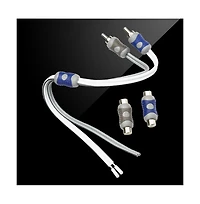 Kisl K Series 2 Ch. Speaker-to-rca Converter with Split-Pin RCAs, Ofc Wire & Adapters