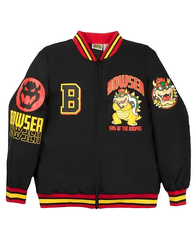 Mario Boys Super Luigi Bomber Jacket