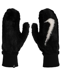 Nike Men's Plush Embroidered Logo Mittens