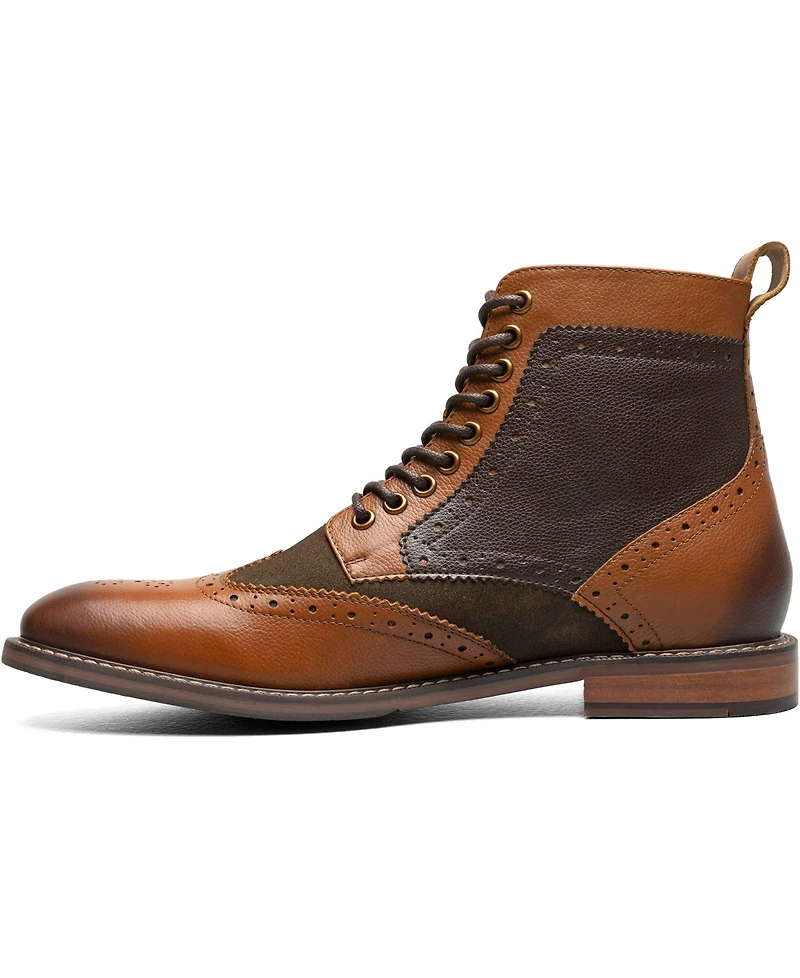 Stacy Adams Men's Finnegan Wingtip Lace Boots